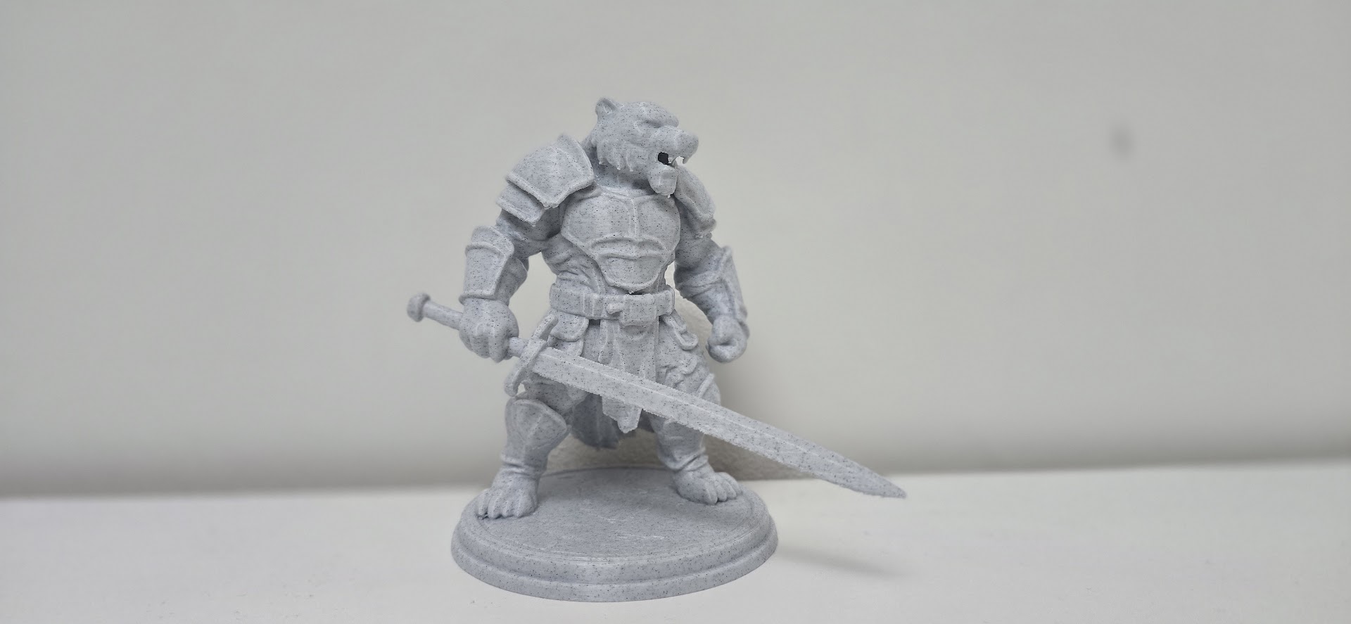 Tiger Warrior Miniature – Fantasy Figurine
