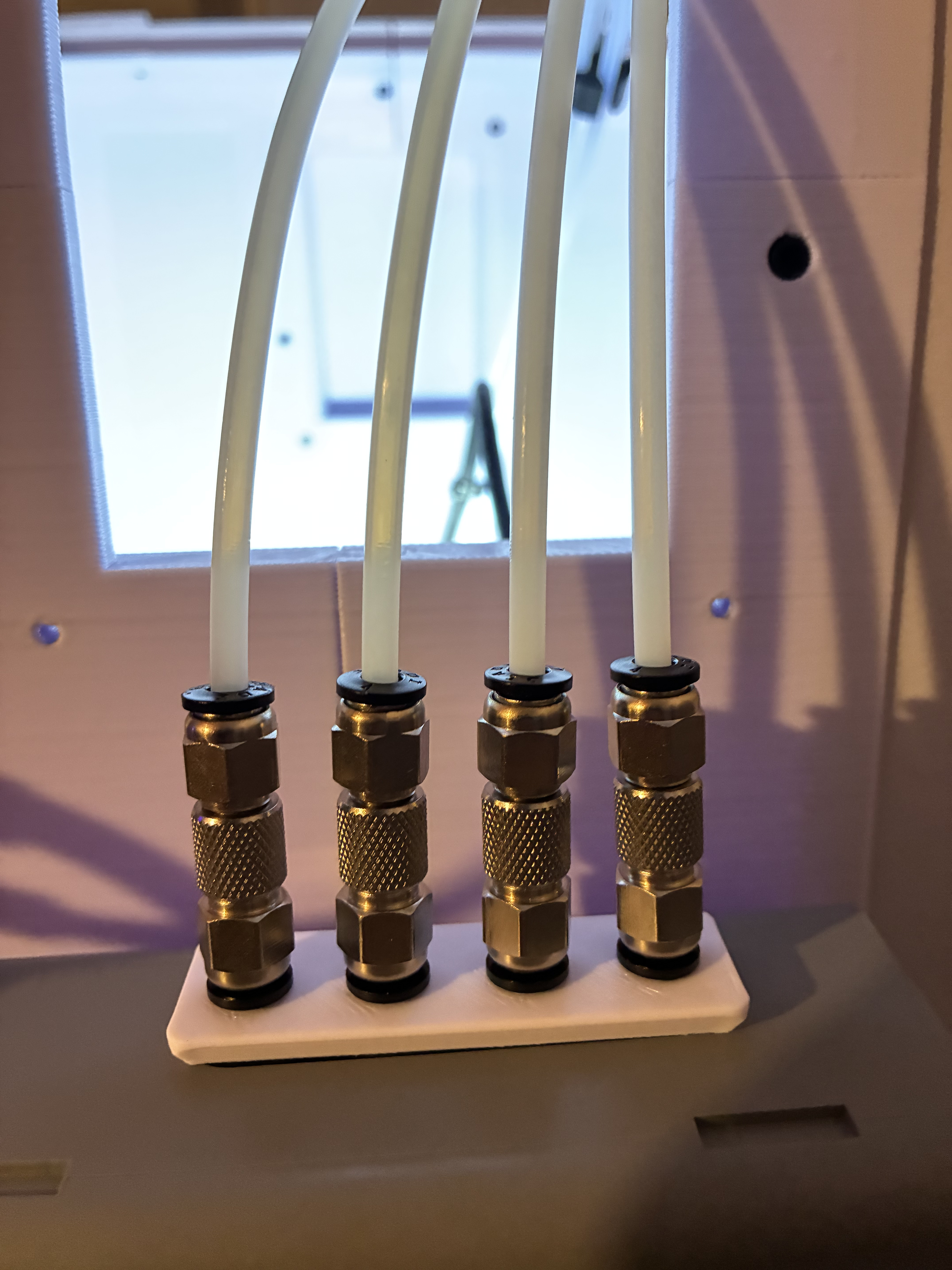 PTFE tube connector release / spacer plate for Flashforge AD5X IFS