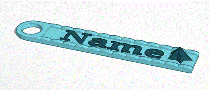 Customizable Name Tag
