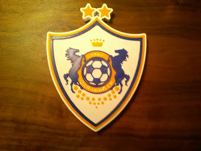 Qarabağ FK Logo Coaster or Plaque