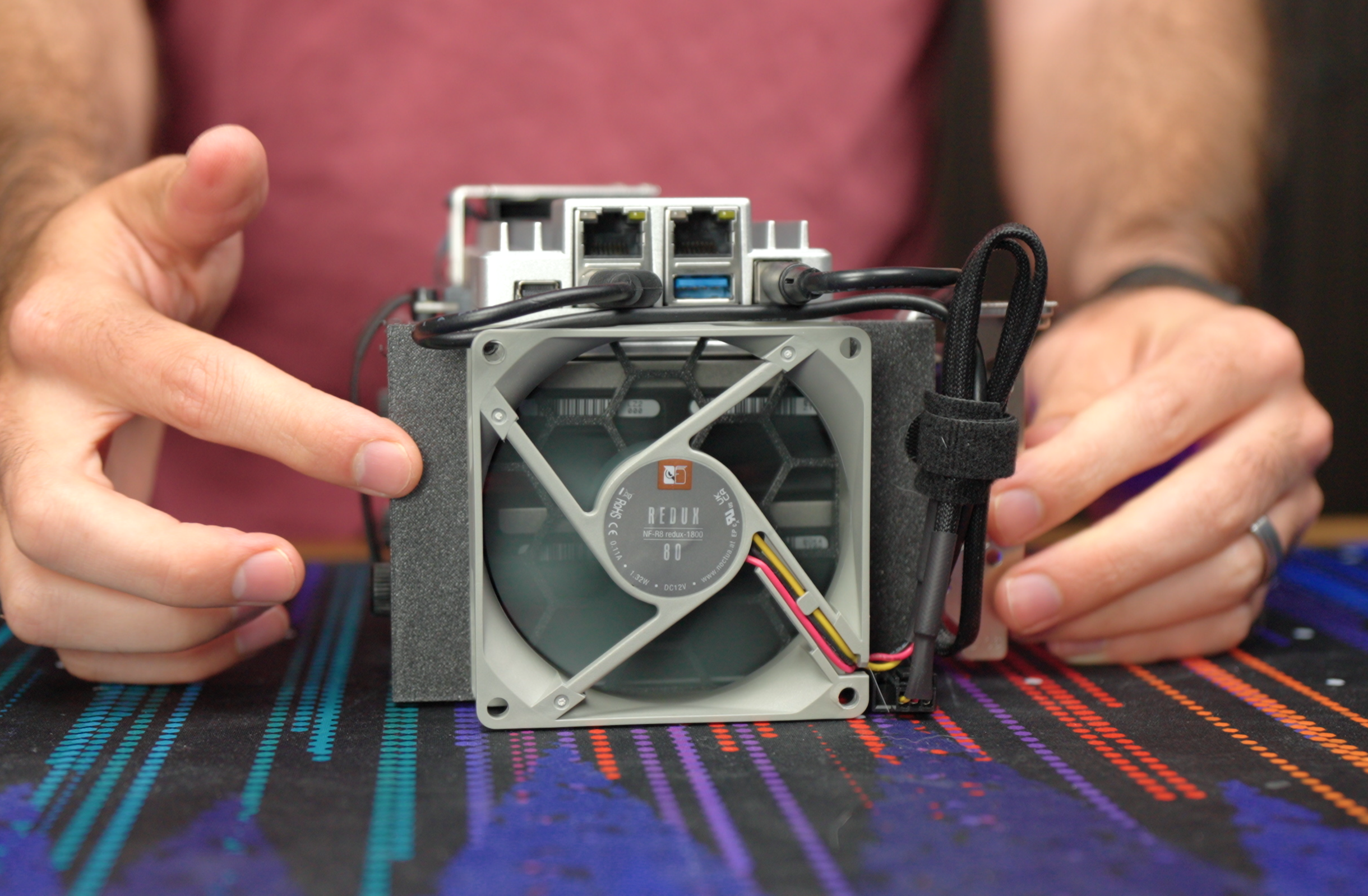 ZimaBoard 2 80mm Fan Mount for HDD