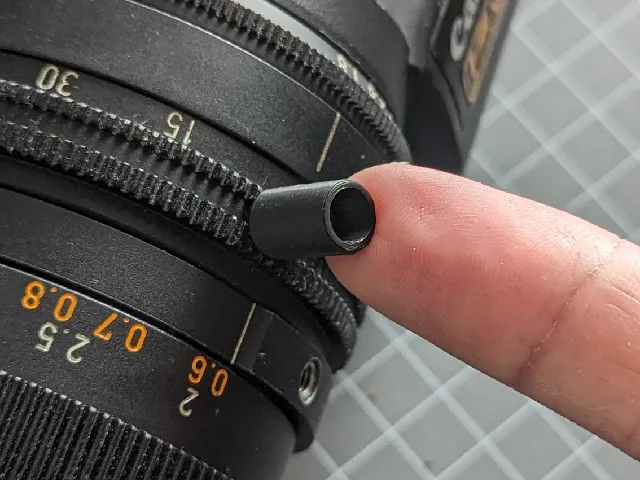 Broadcast lens "Zoom Stick" 3 different lengths, made for M3 bolt