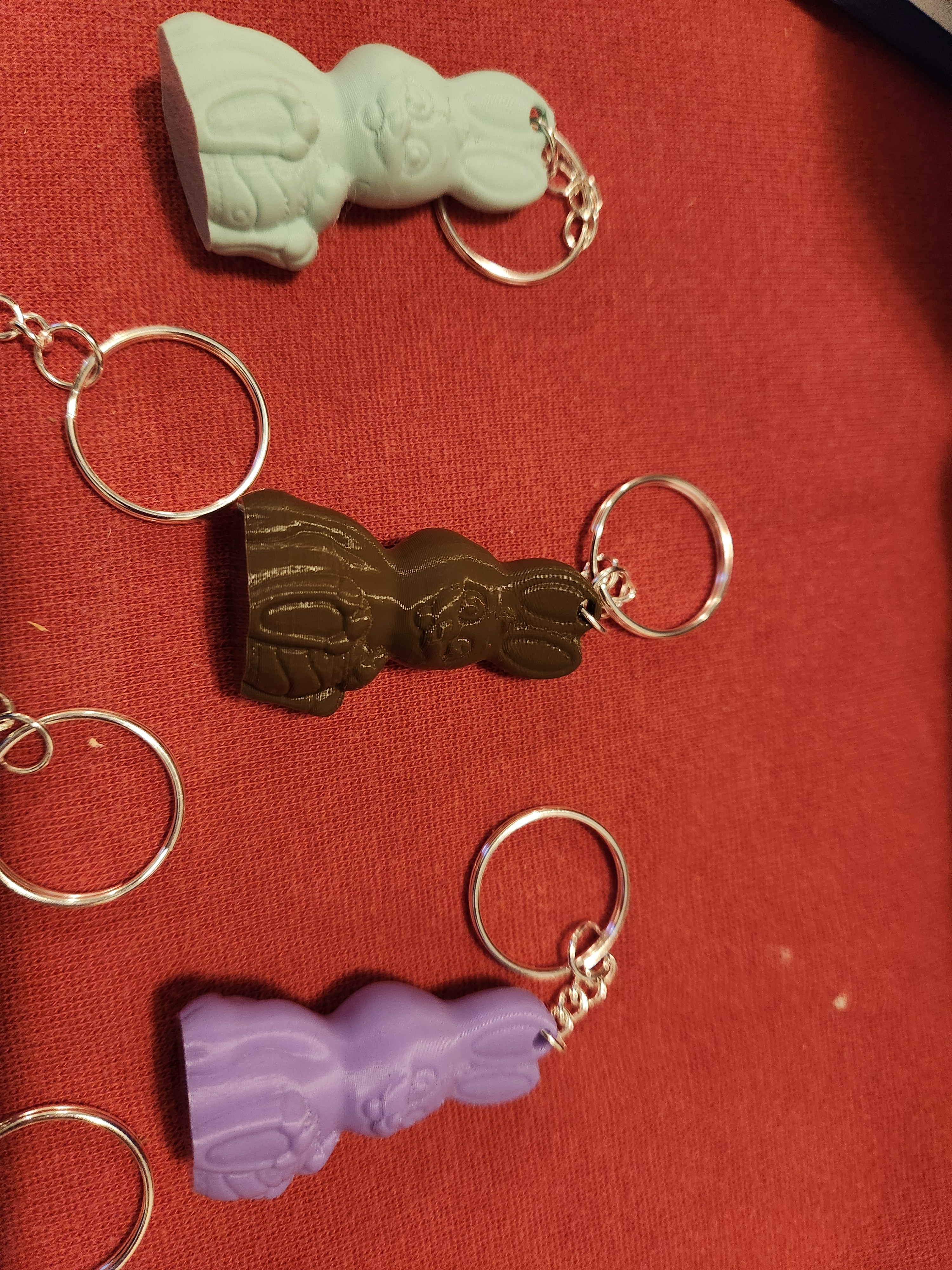 chocolate Bunny Keychain