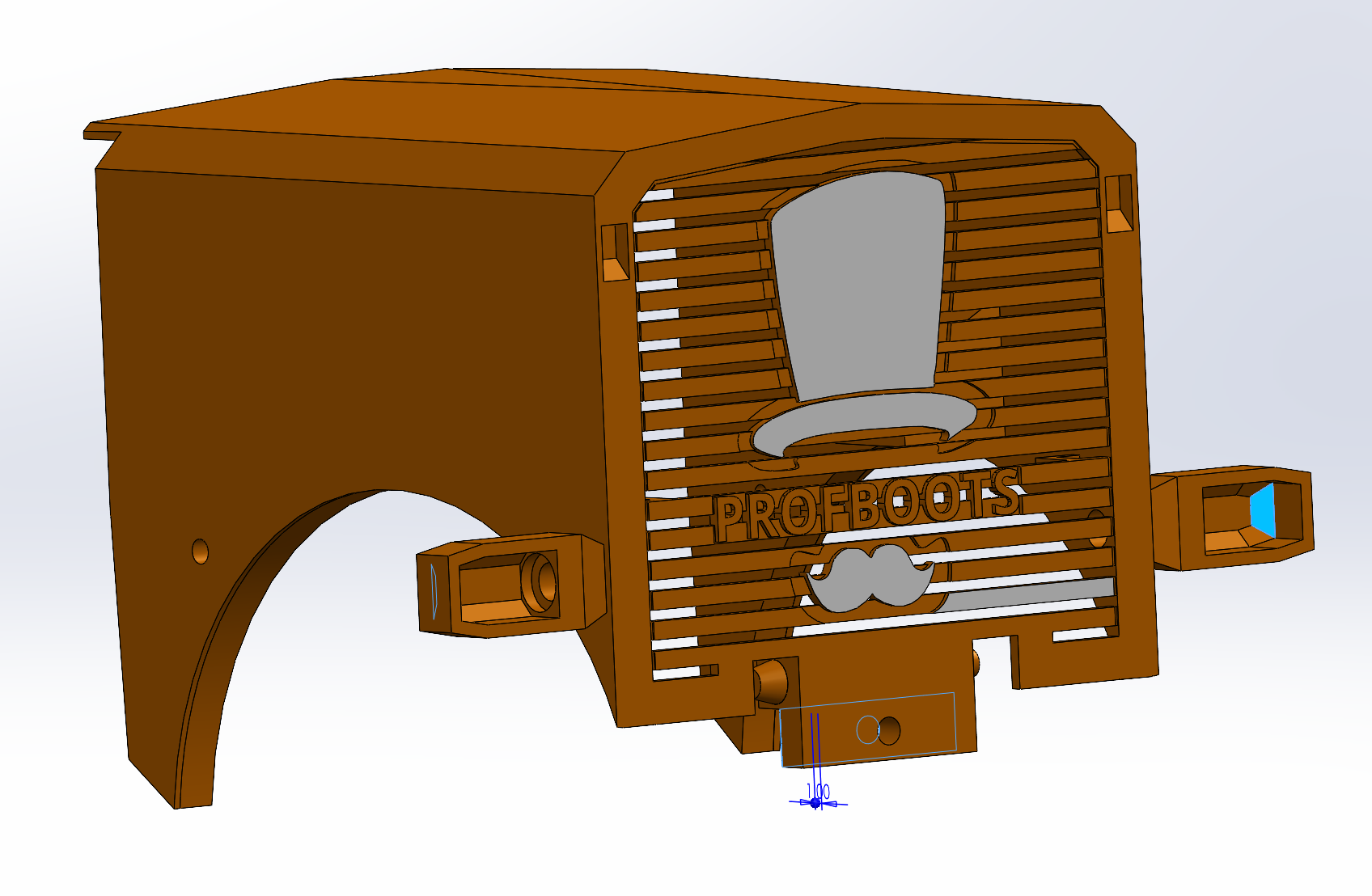 Profboots DIY RC SemiTruck - Minor Fixes 3D model thumbnail