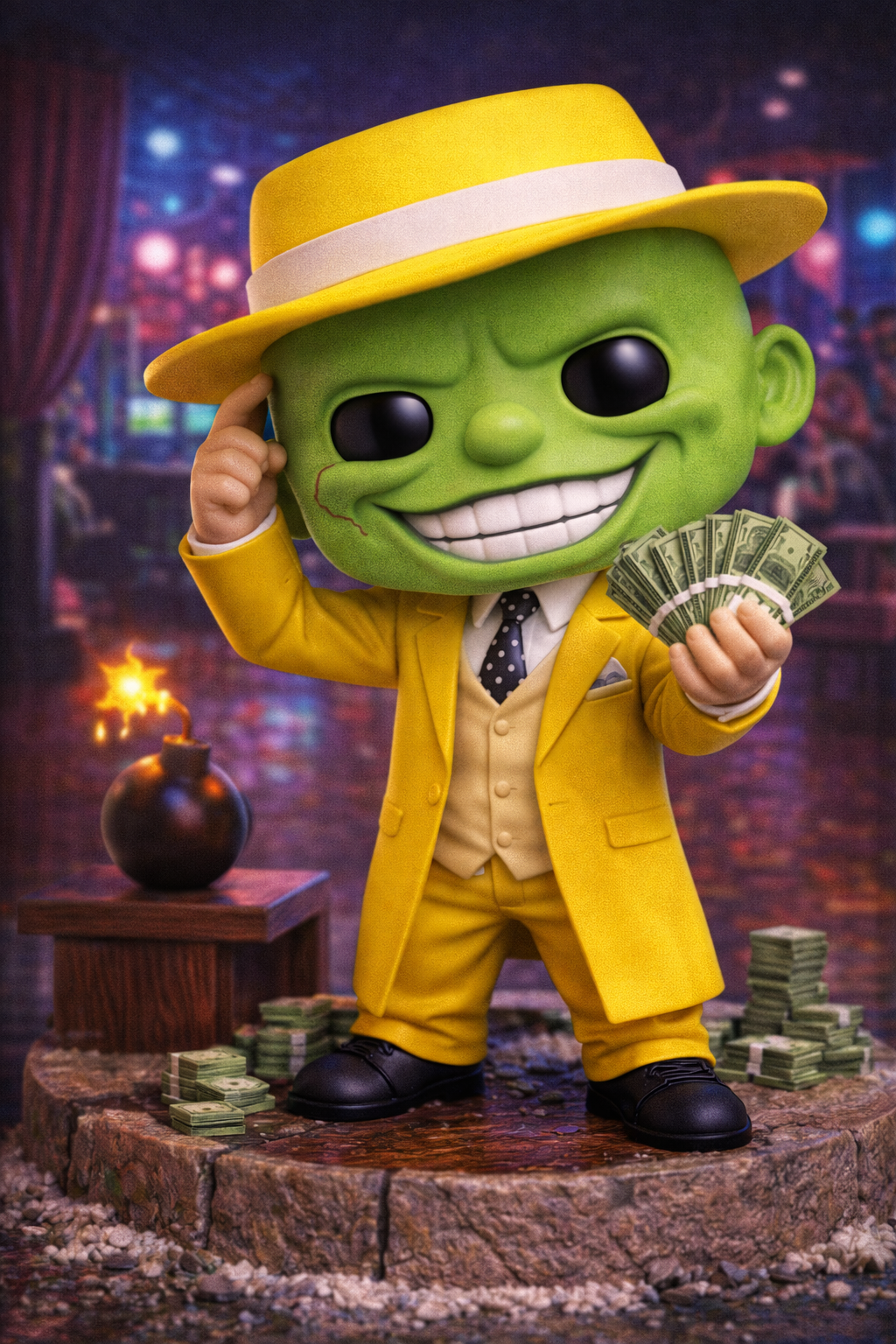 The Mask inspired Cute Figure