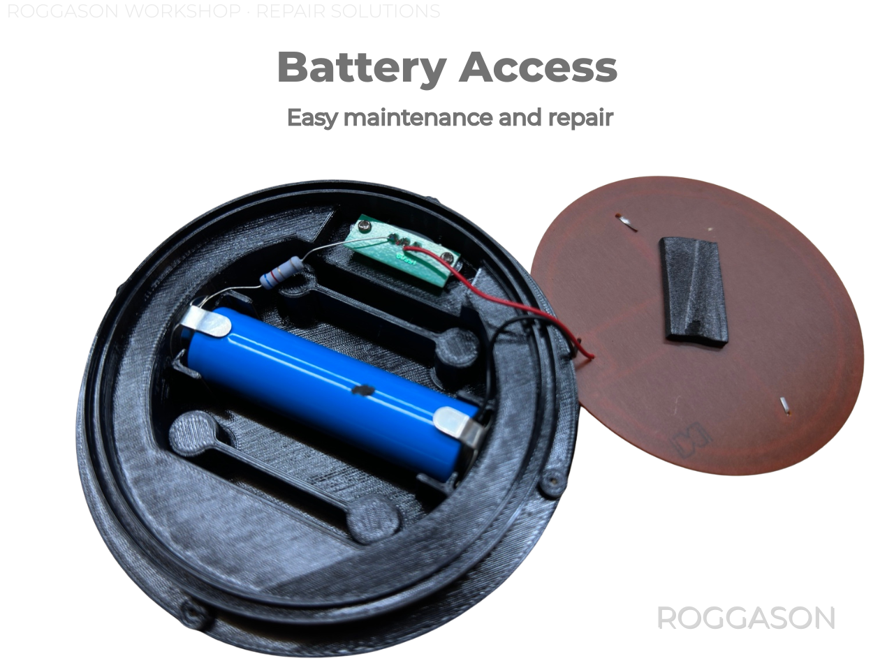 Solar Garden Light Repair System – Ø116 mm Base + Modular Ground Spikes — miniatura 5