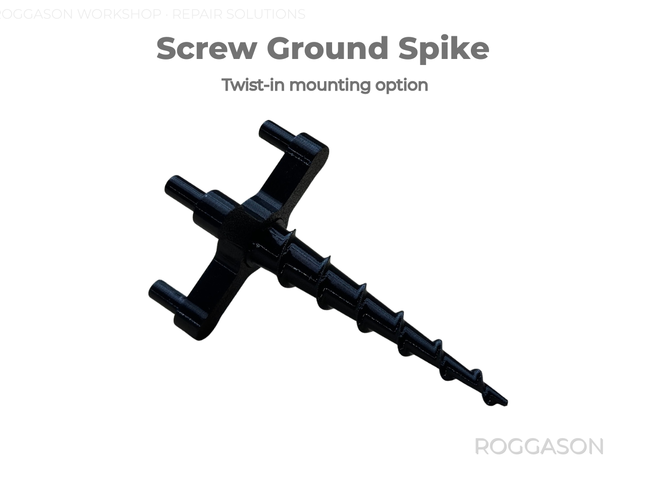 Solar Garden Light Repair System – Ø116 mm Base + Modular Ground Spikes — miniatura 9