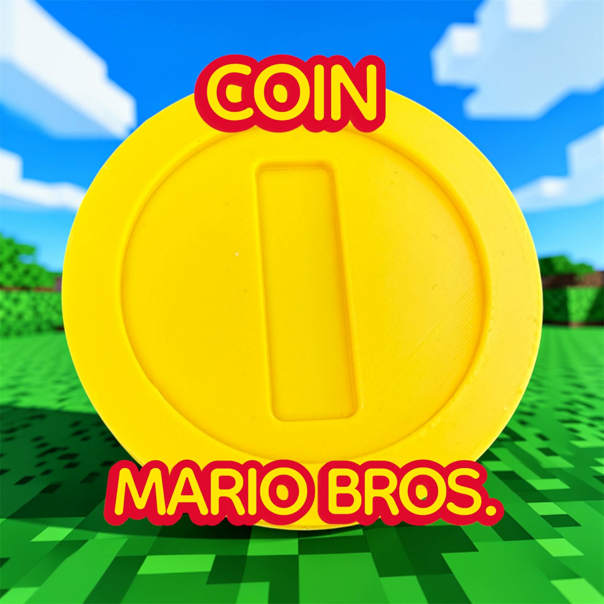 Super Mario Coin - realistic 3D model by Ainon3Dtisk