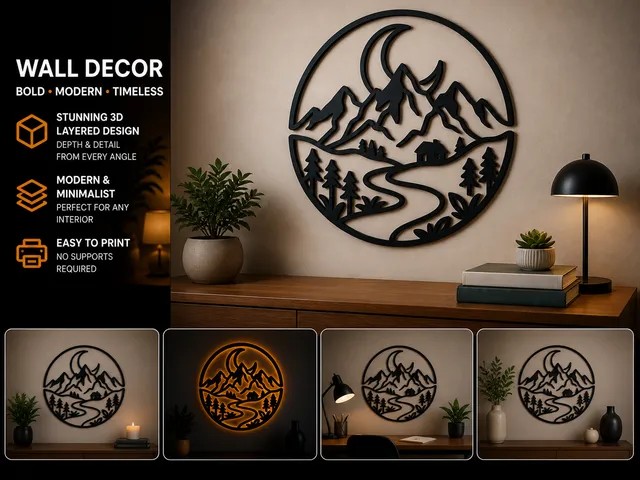 Natural scenery wall art