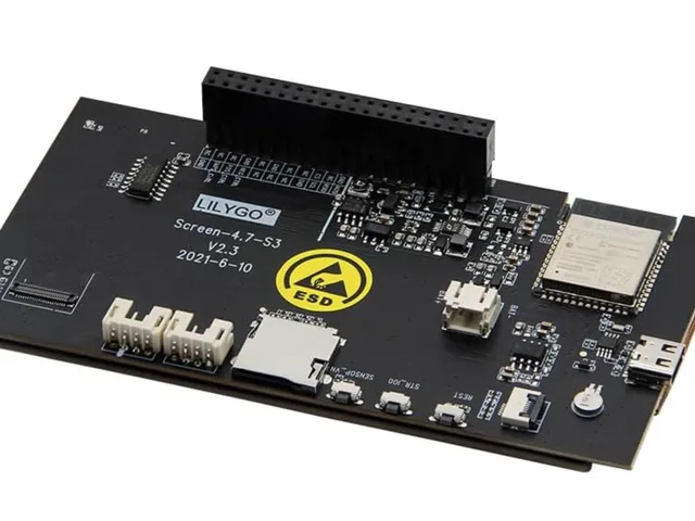 Display Frame for LILYGO T5 4.7" E-paper Dev. Board with cutout for female pins