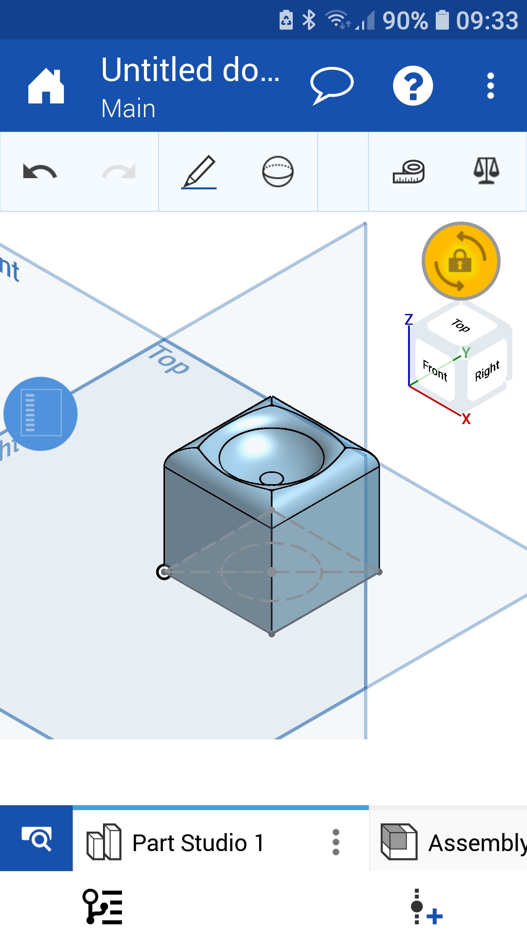 Testing cube