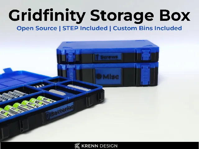 Gridfinity Storage Box | Open Source