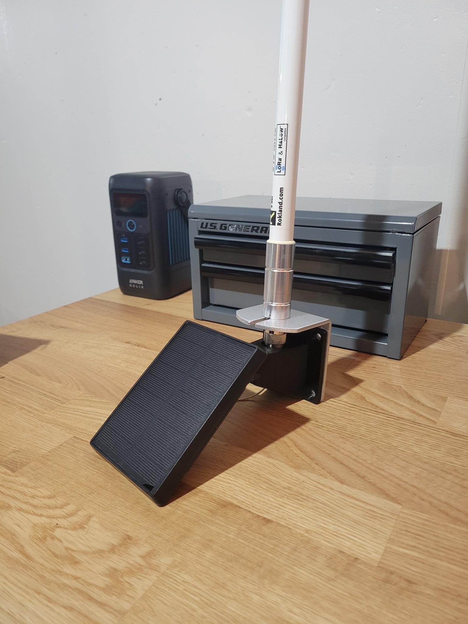 Solar Node Mount for Meshtastic or Meshcore