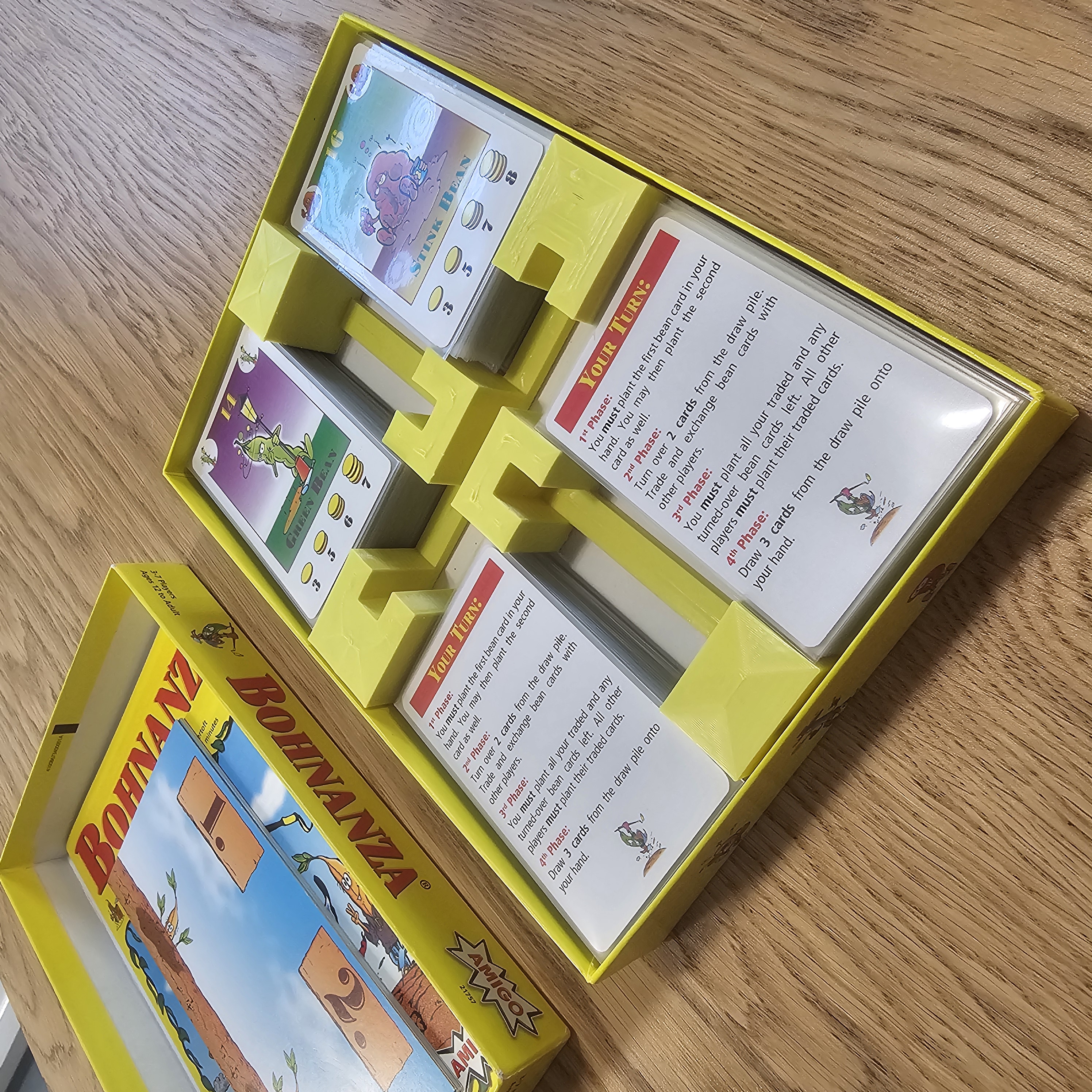 Bohnanza Insert Slim (Sleeved cards)