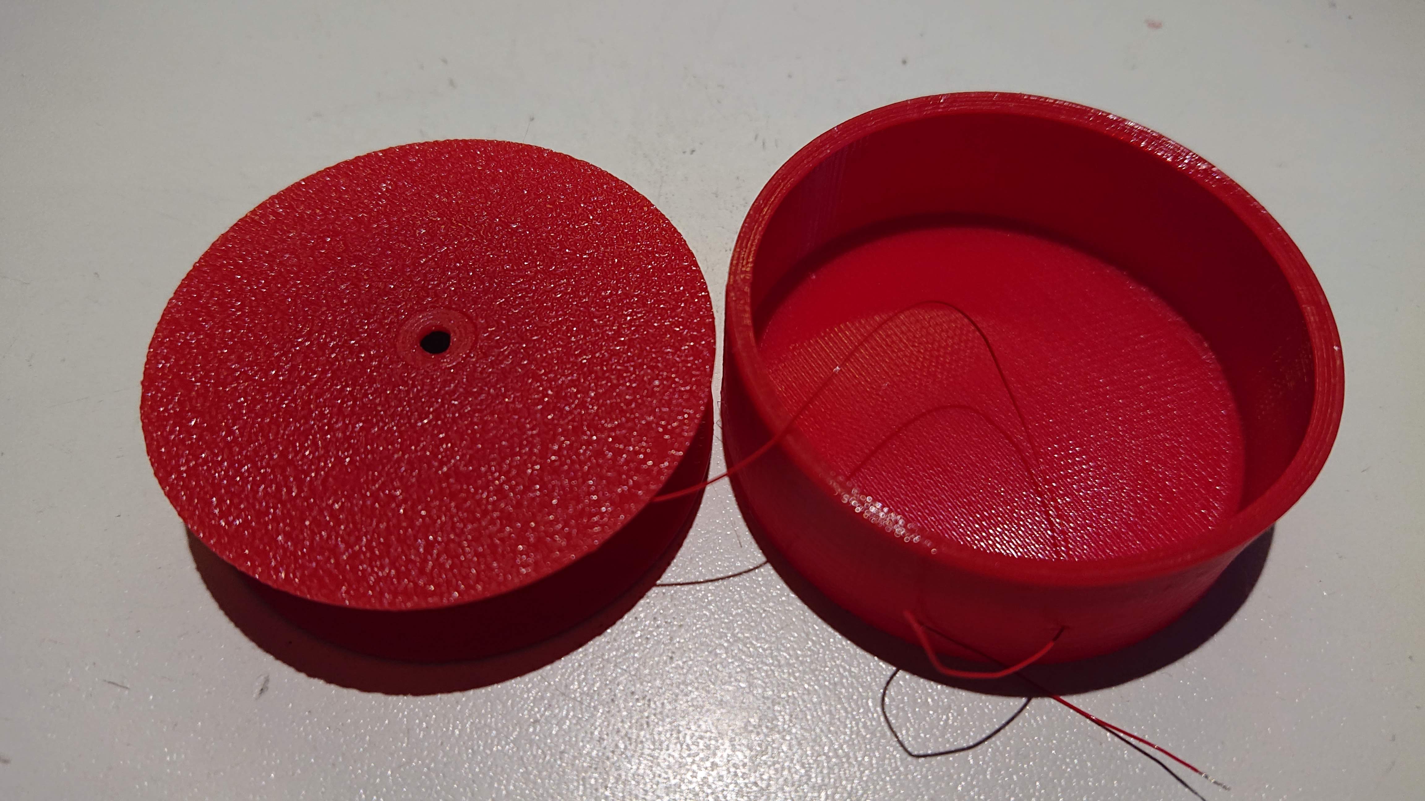 Miniatura 2 do modelo 3D Closed spool for wire/rope