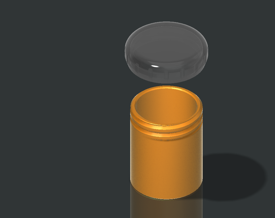 Miniatura 3 do modelo 3D Grease container approx. 50ml