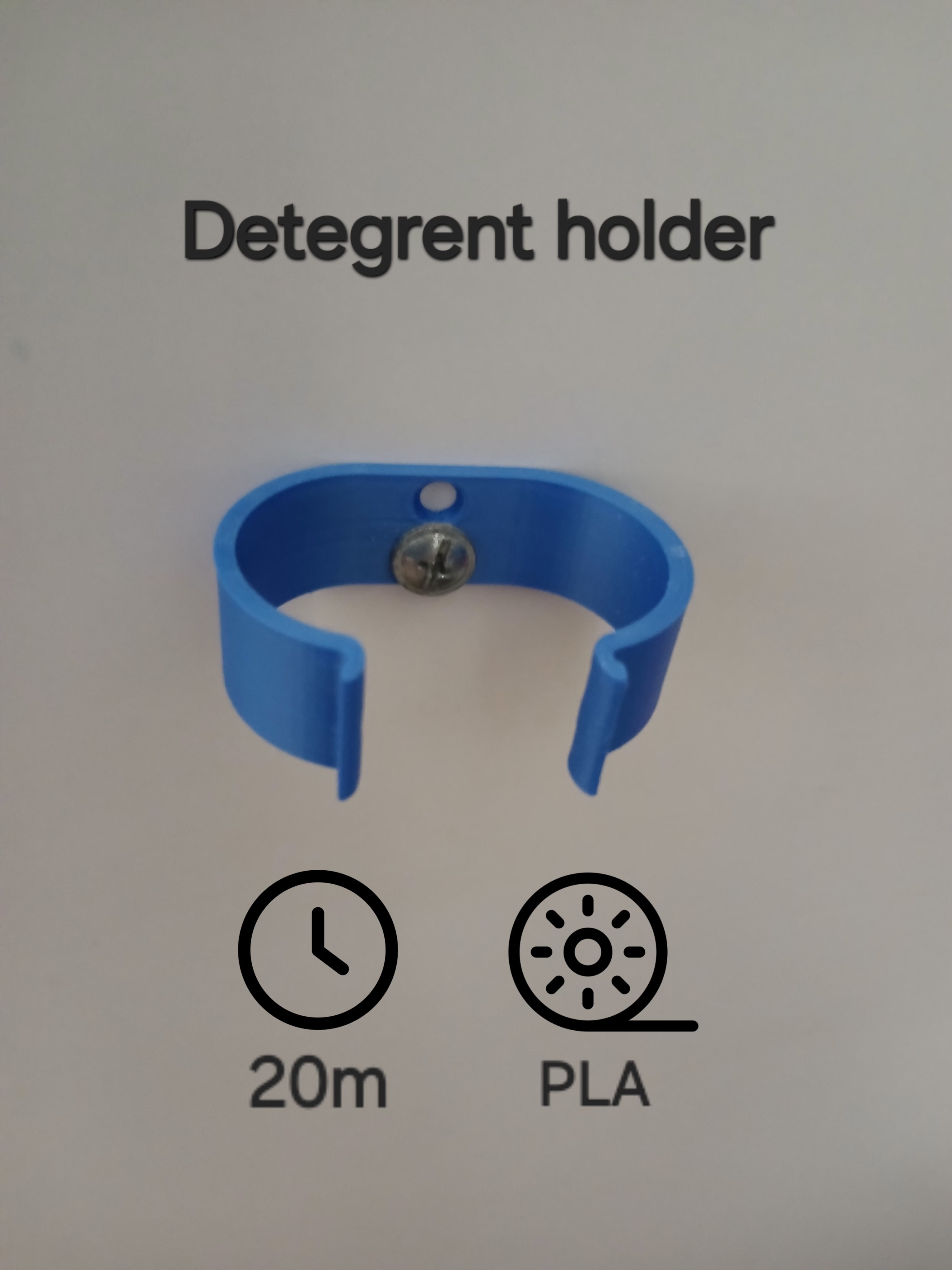 Detegrent holder
