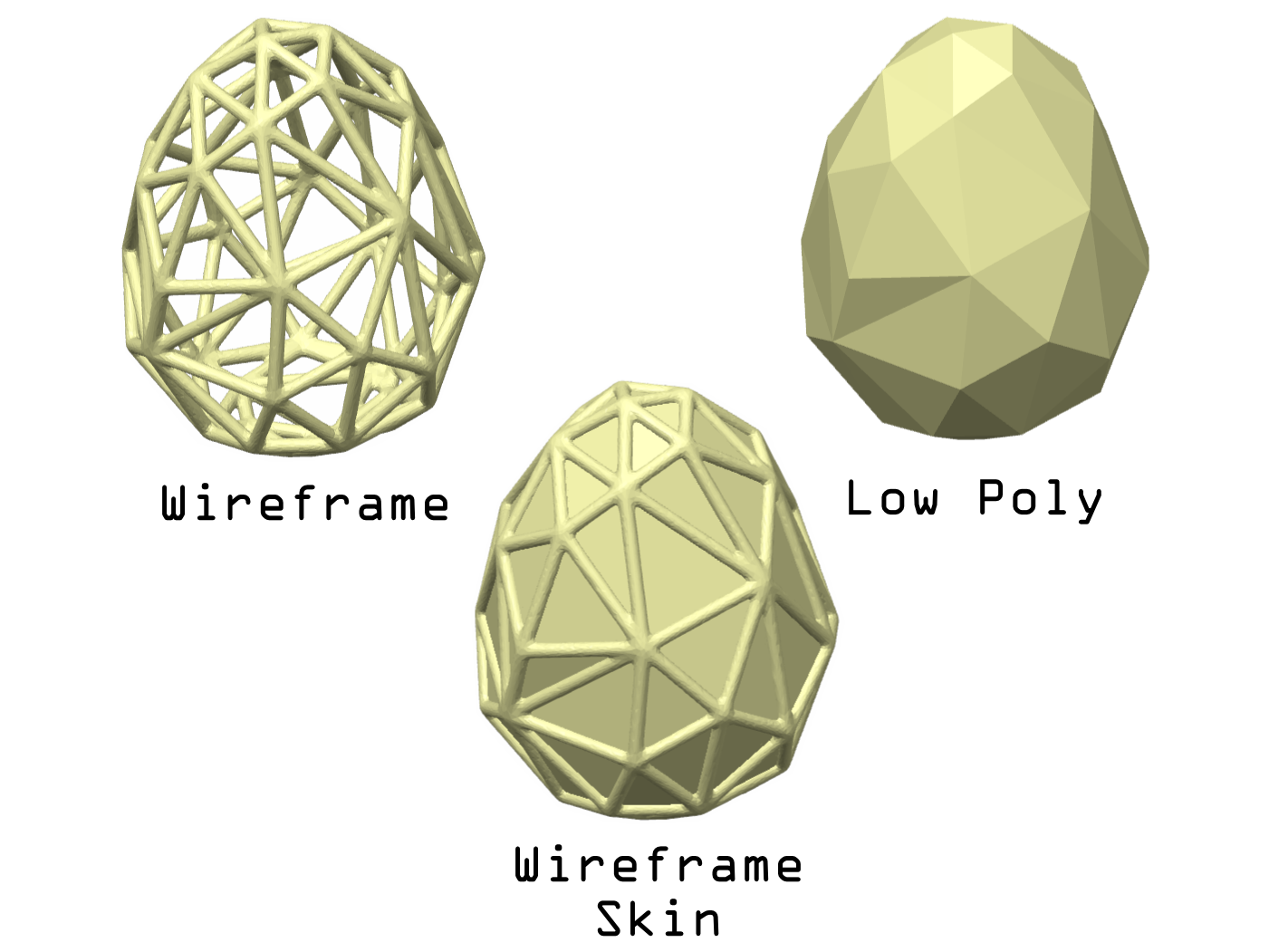 Egg Wireframe Skin