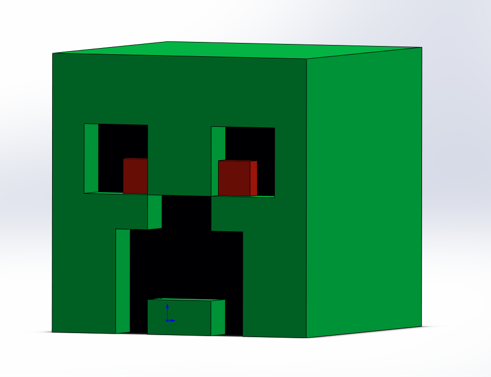 Minecraft Creeper's head