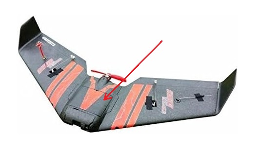 FPV EPP Reptile S800 SKY SHADOW  Fixed Wing Haube 4S