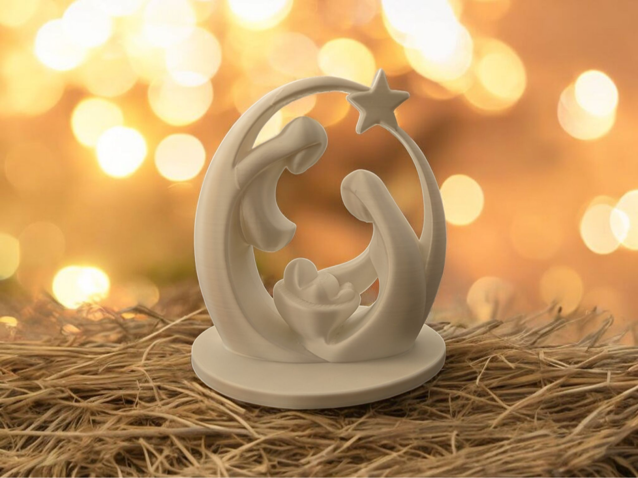Holy Family – Modern Nativity Sculpture