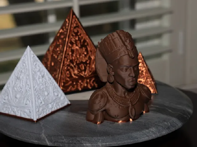ReImagined Art: Carved Man Bust
