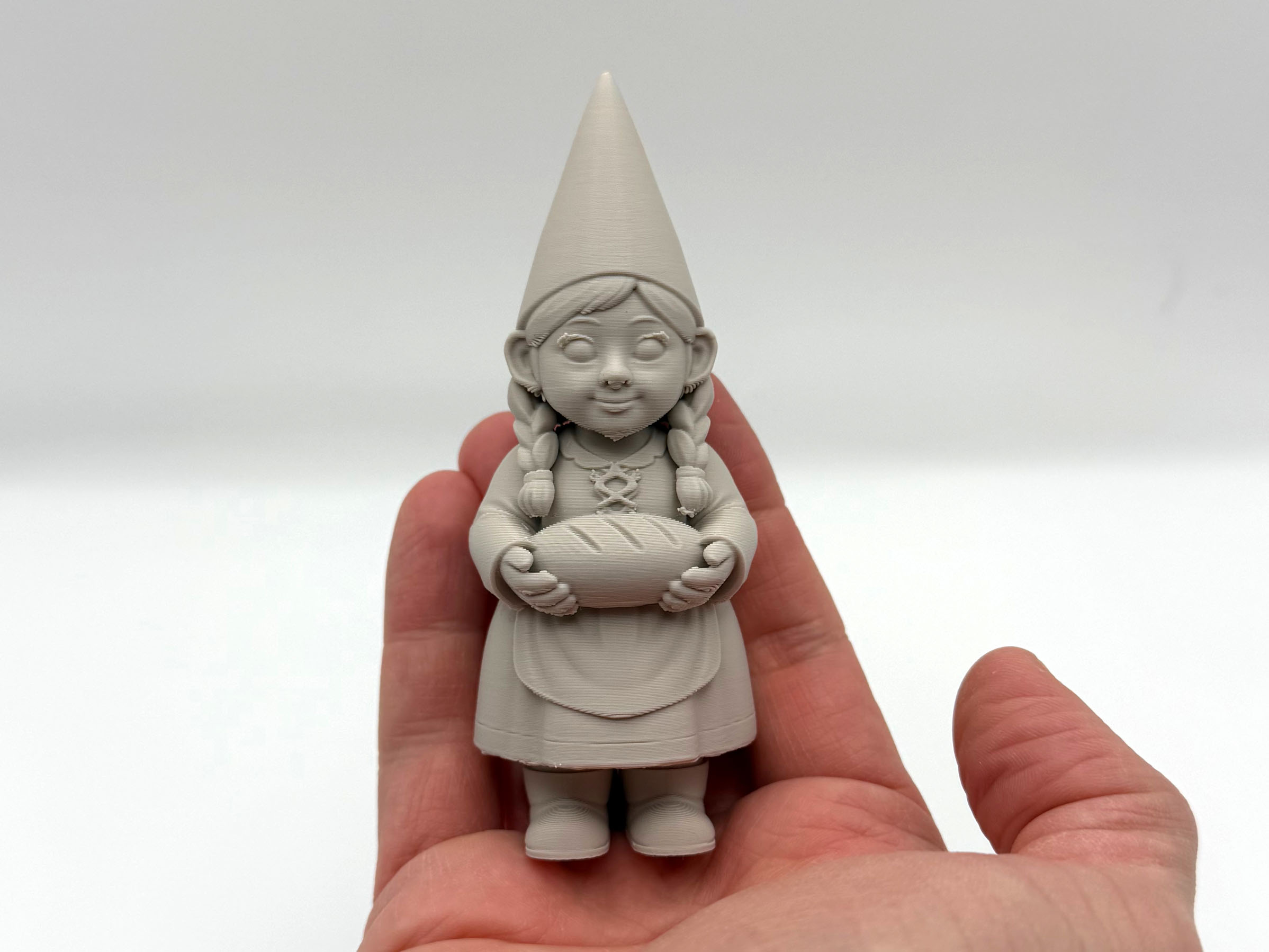Female Gnome with Bread