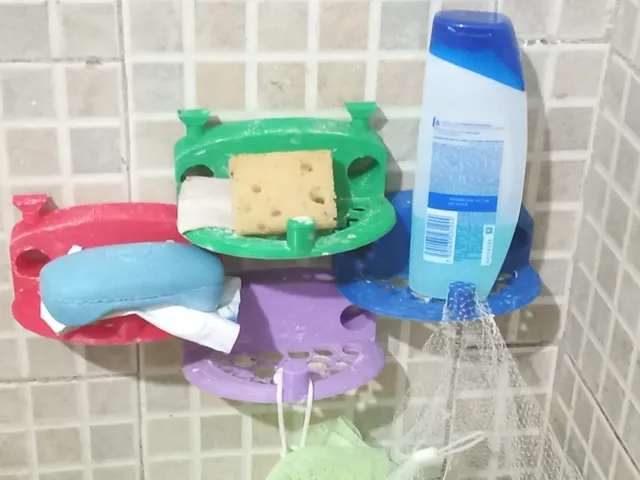 Jabonera para colgar en el baño