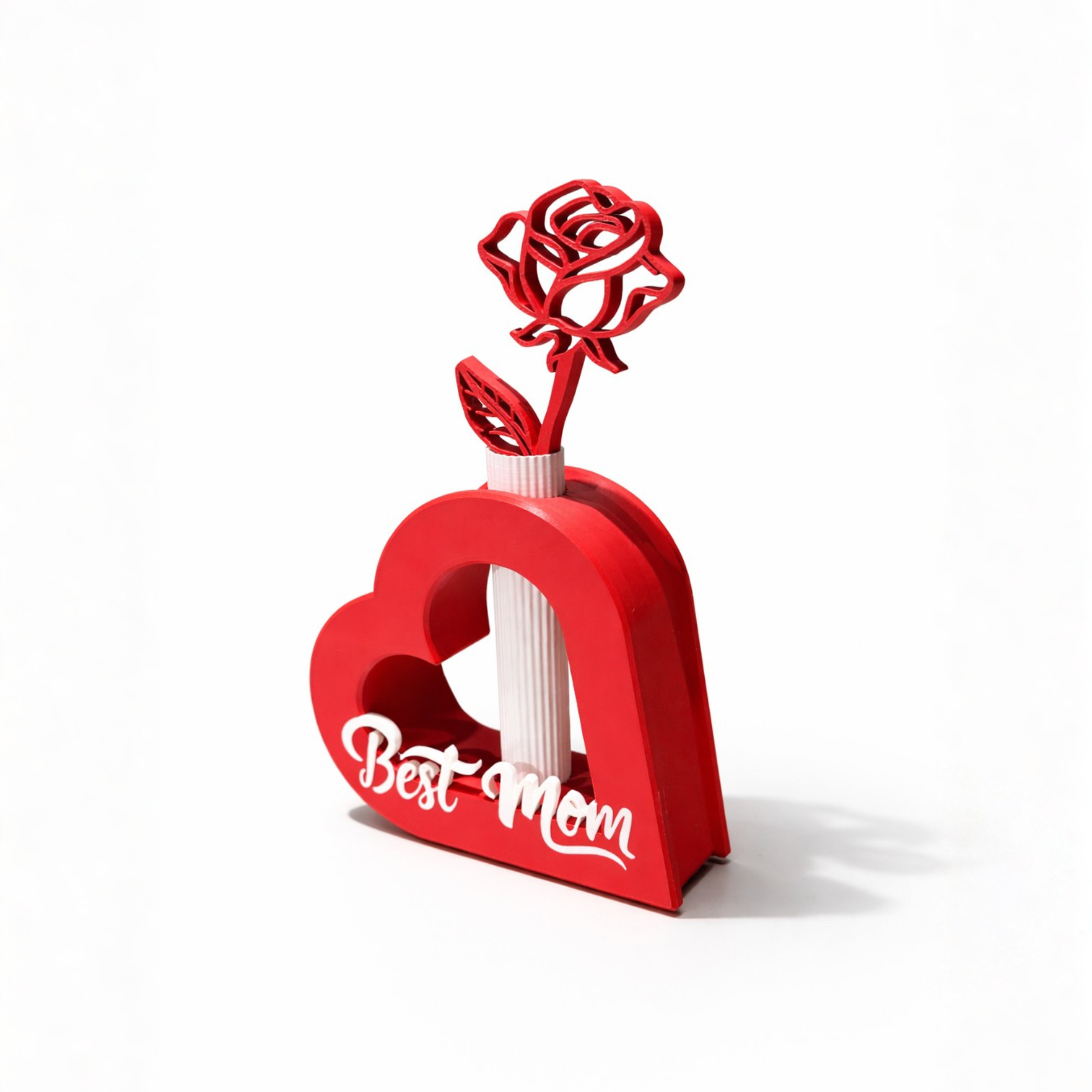 HEART VASE / MOTHERSDAY VASE / MOM MELTED WITH HEART / MOTHERSDAY GIFT / LOVE / HOMEDECOR / DECOR / STL / MOM — miniatura 3