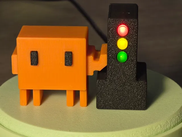 BroGlow - AI Agent Status Lamp (Magnetic)
