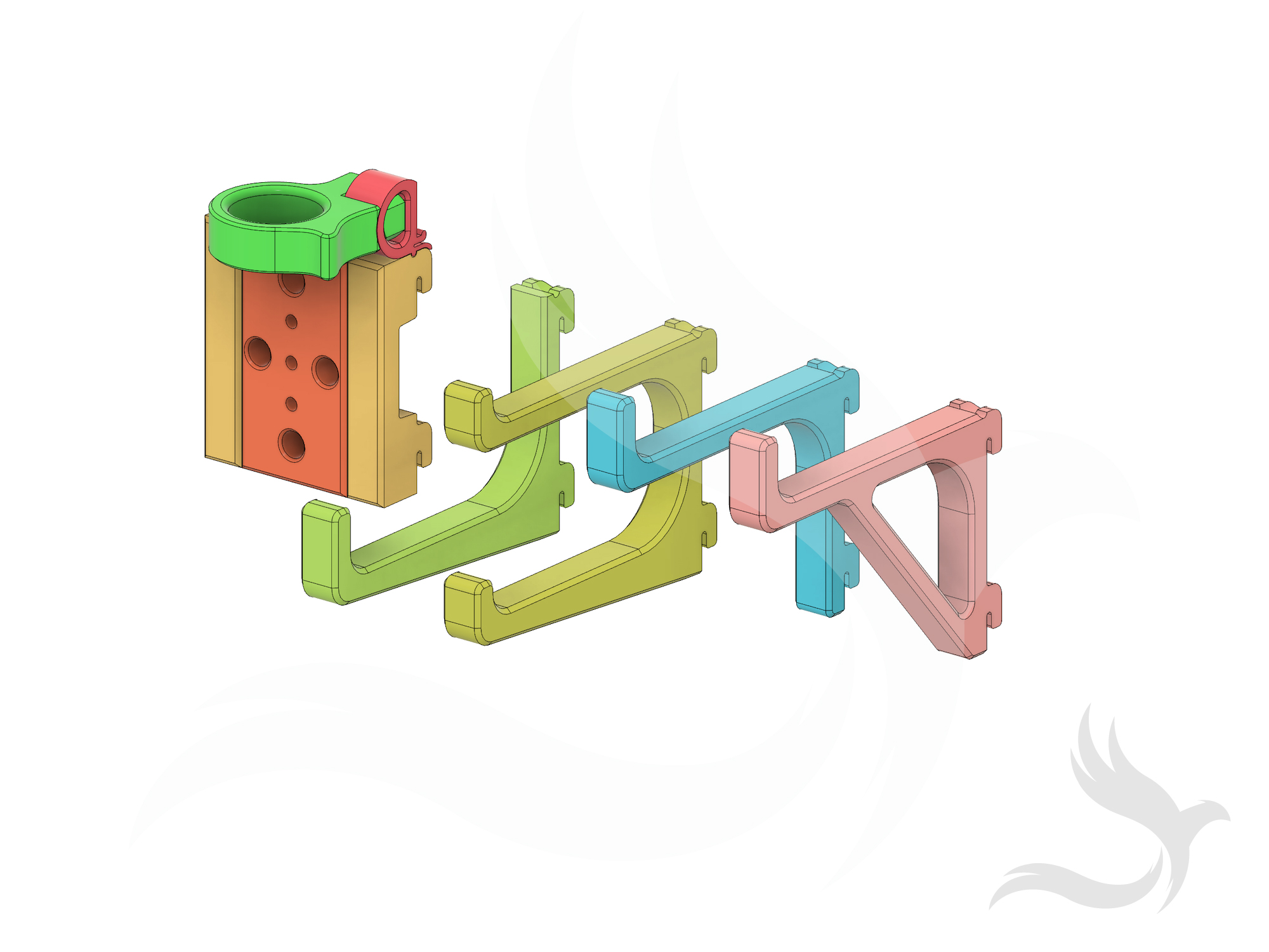 Miniatura 3 do modelo 3D Pegboard | Hook & Lock System