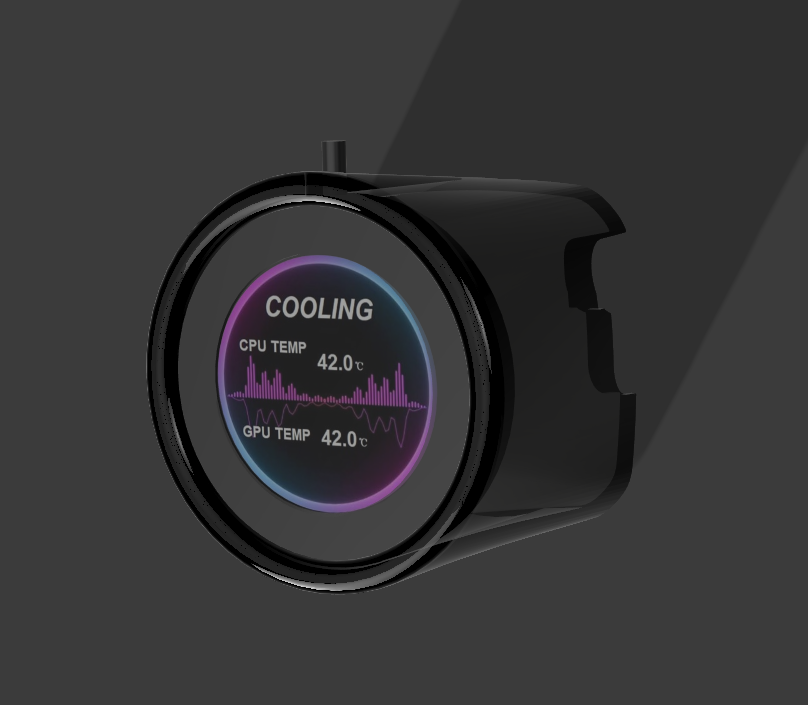 Cooler Master Elite Liquid Round Screen Snap Cover