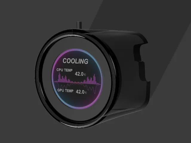 Cooler Master Elite Liquid Round Screen Snap Cover