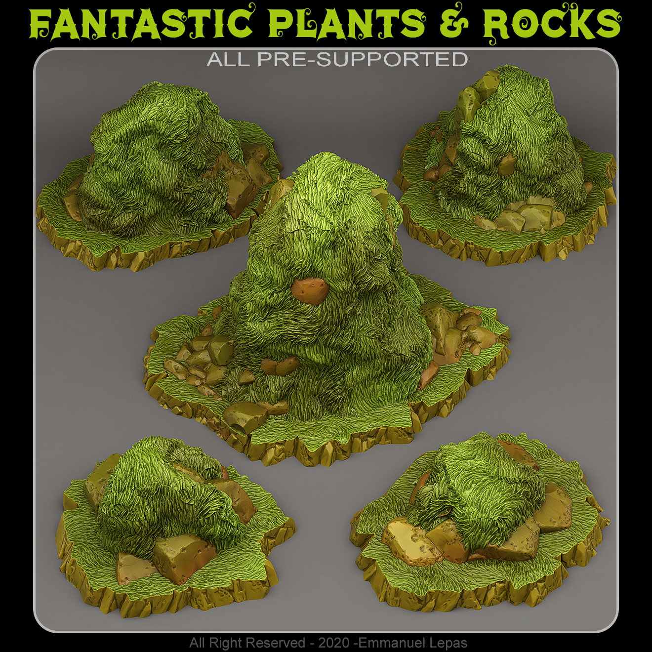 CURIOUS GRASSY ROCKS