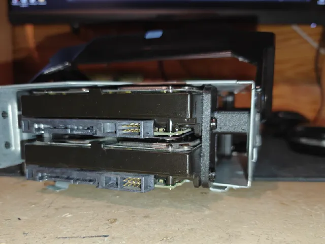 Dell Precision T5810 2x 3.5" HDD Mount to the front optical drive tray/caddy