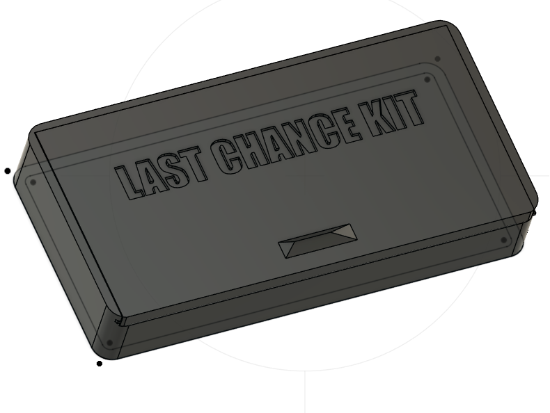 'Last chance kit' Drill bits pocket storage box
