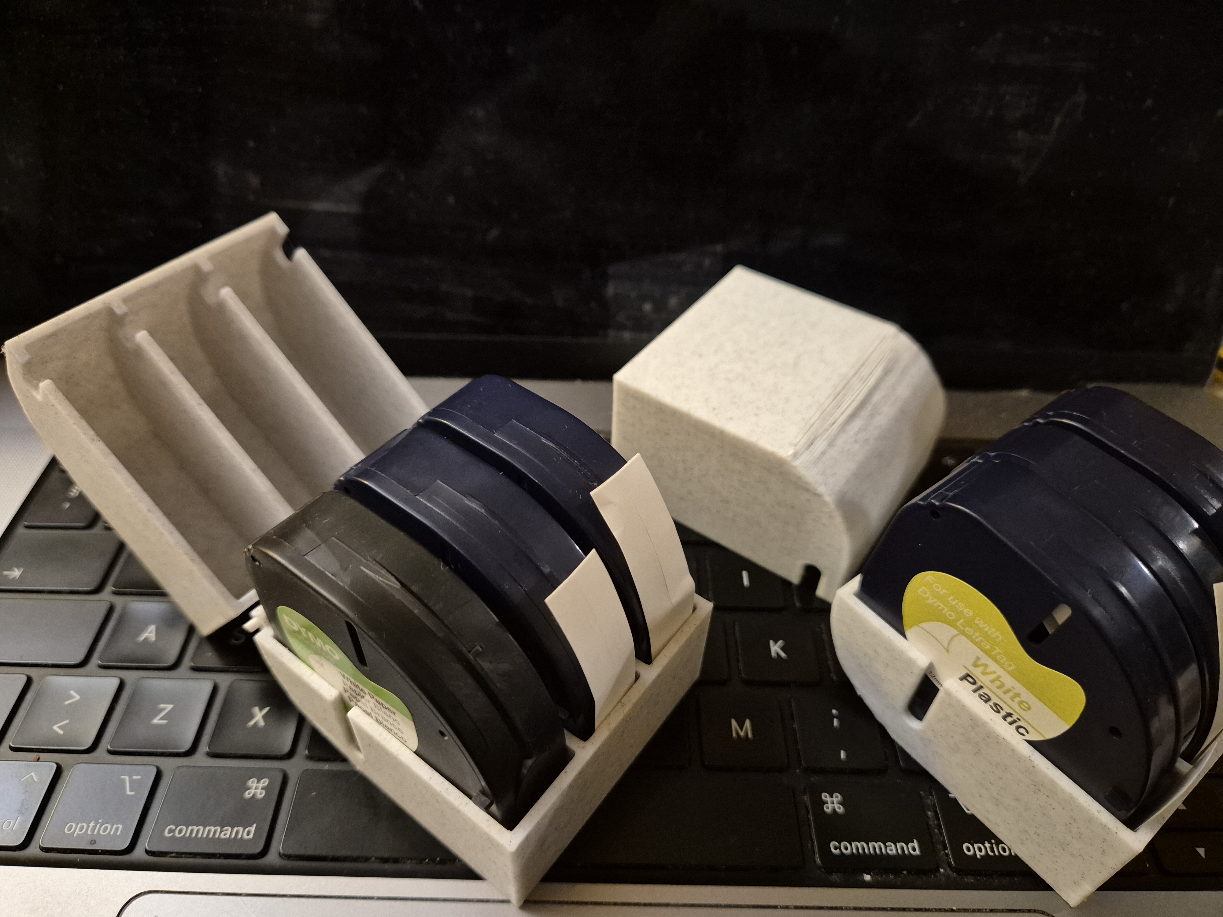 Improved Customizable Dymo LetraTag Case or Holder