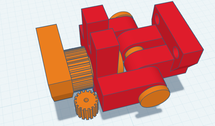 (not refined) robot arm elbow 3D model by Hungrybeans1