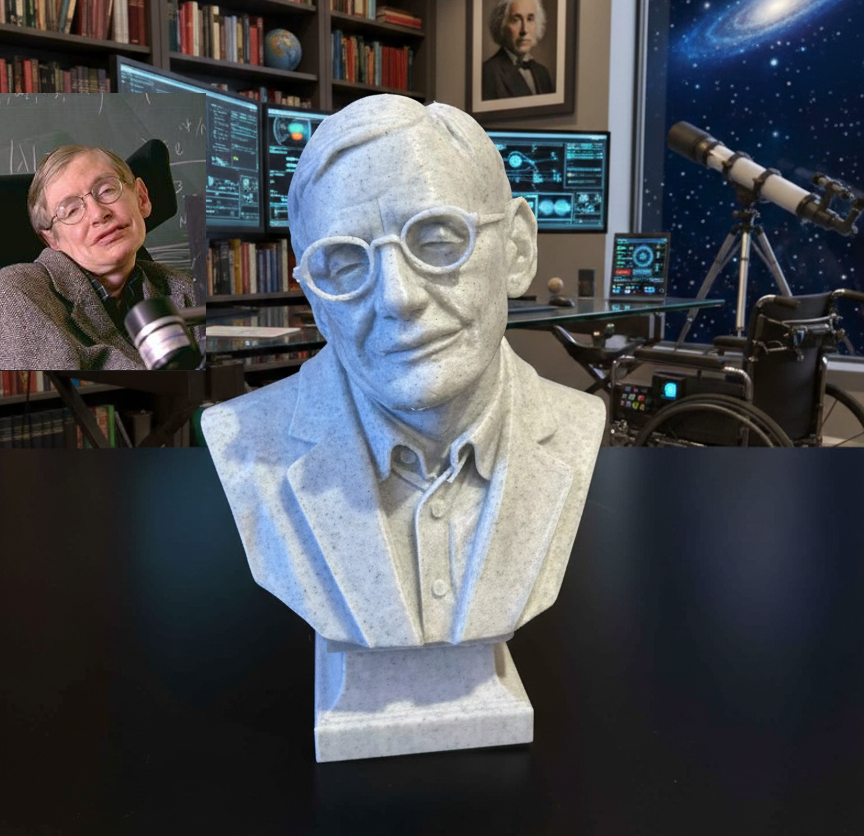 Stephen William Hawking – Bust