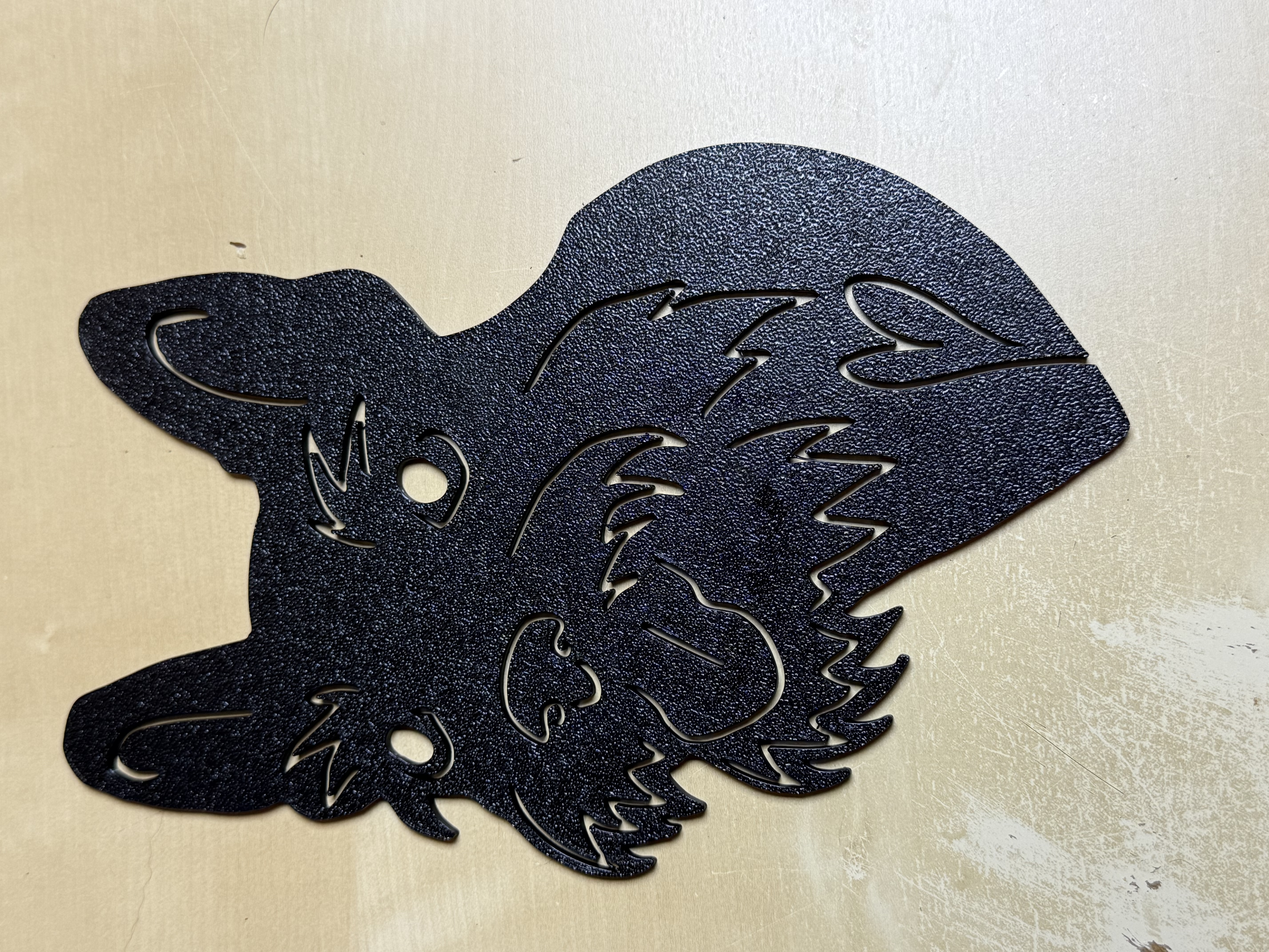 Funny little dog wall decoration Griffon