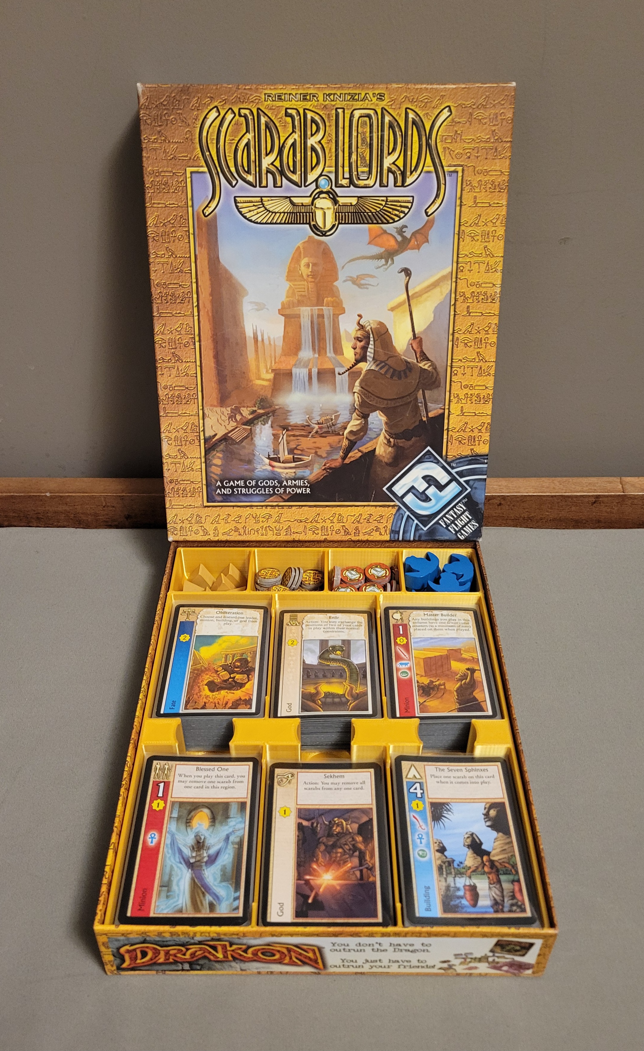 Scarab Lords + Minotaur Lords - Board Game Insert
