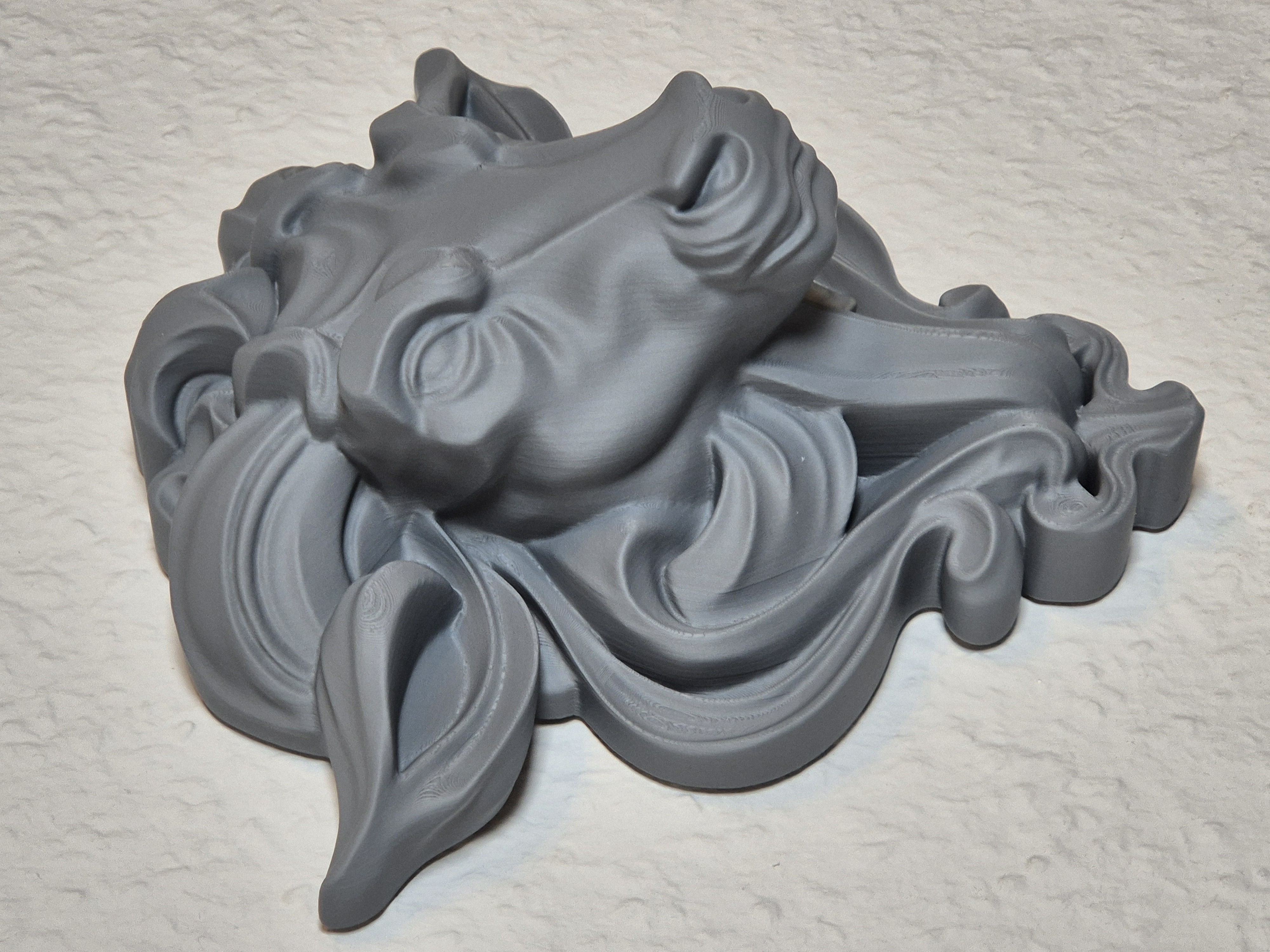Barock-Stil Widder Wandskulptur (Aries)