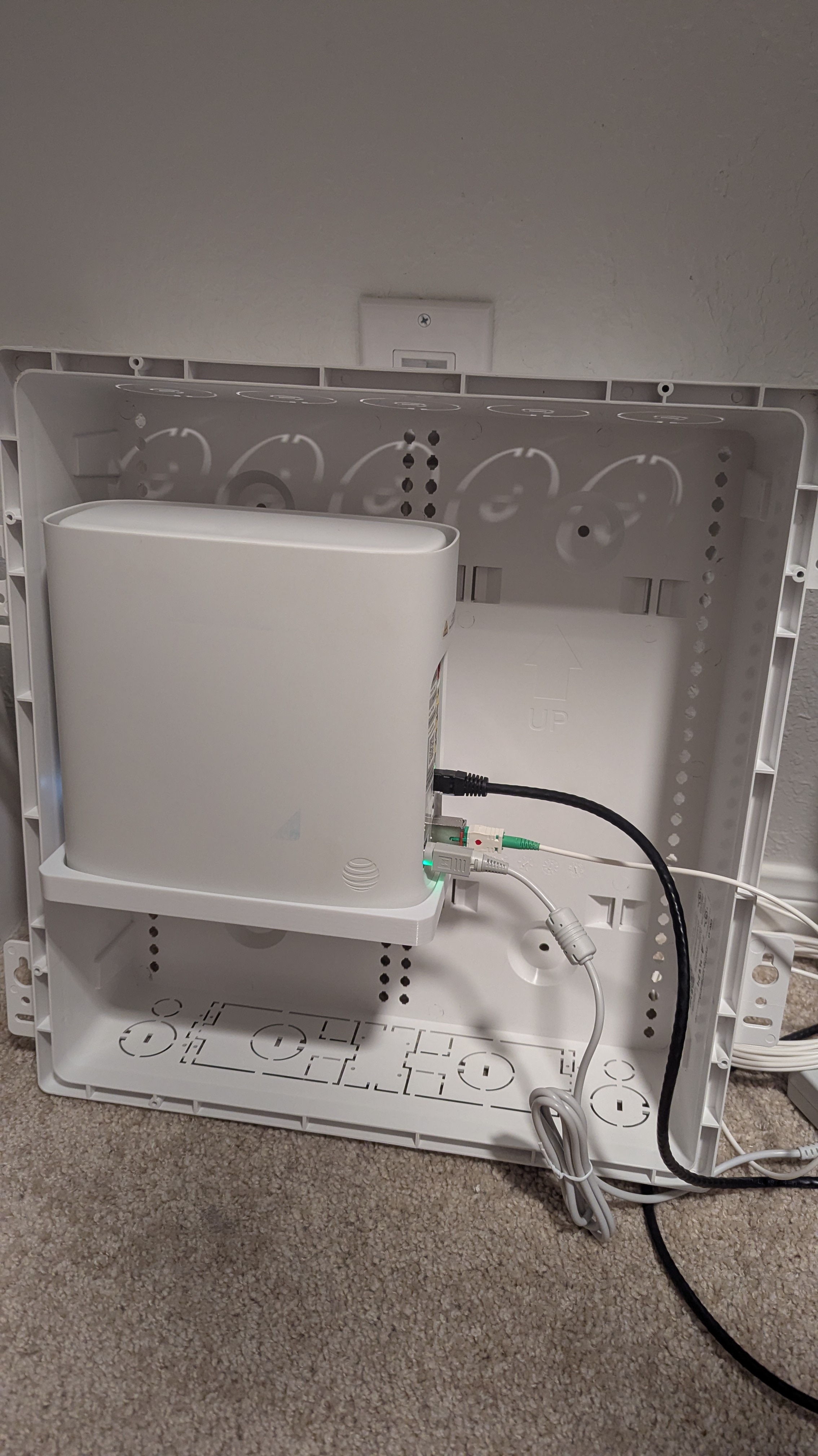 BGW320-500 ATT Gateway Shelf for Legrand OnQ Deep Media Cabinet