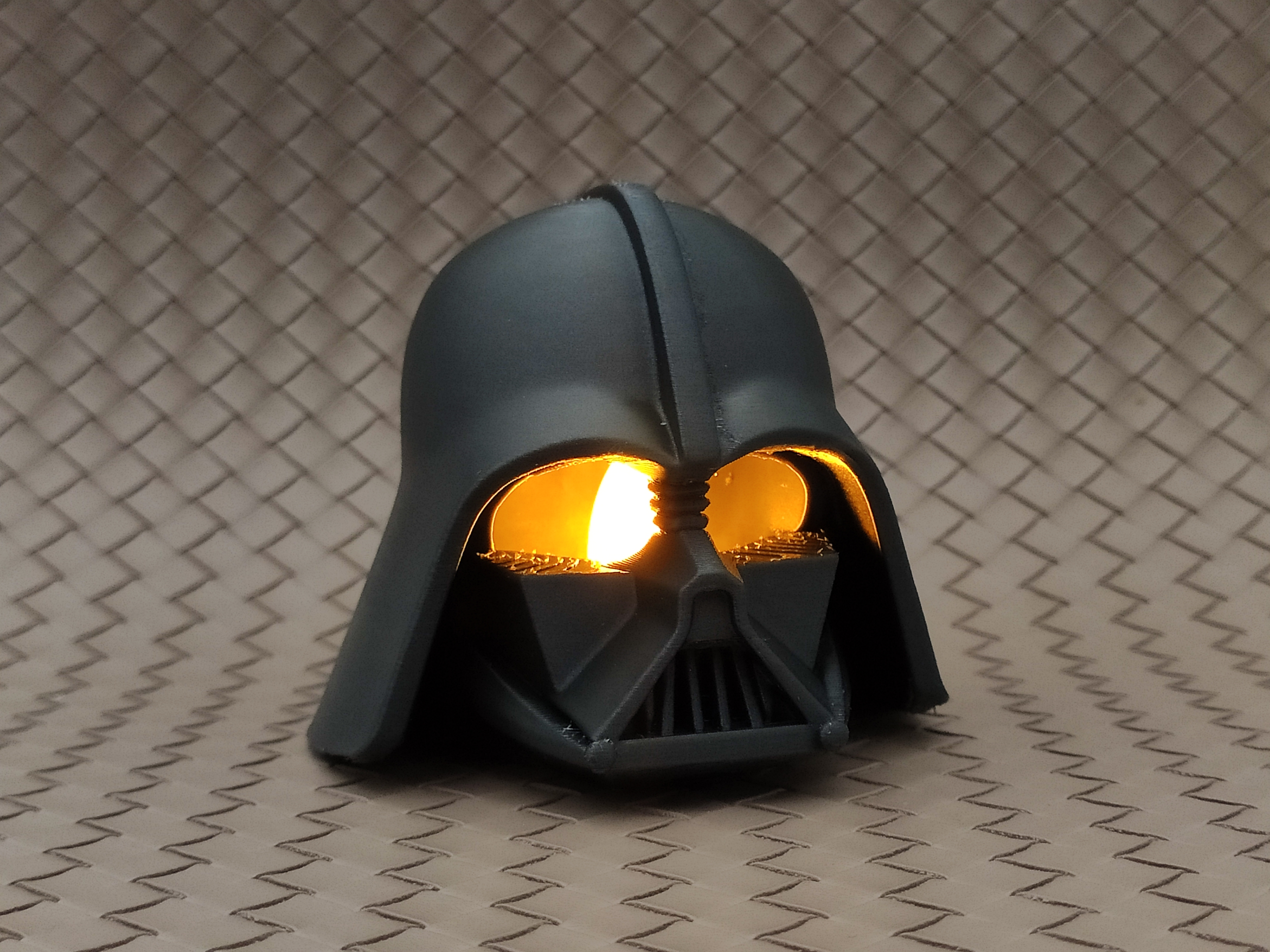 Darth Vader Head - LED Tea light Cover