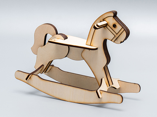 Laser Cut Tiny Wooden Horse