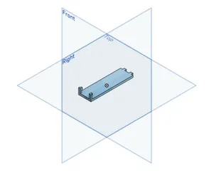 Prototype 2 DC Motor Wheel Holder