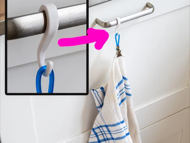 Kitchen drawer hook