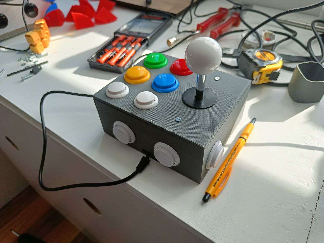 Smallest 10 button arcade joystick