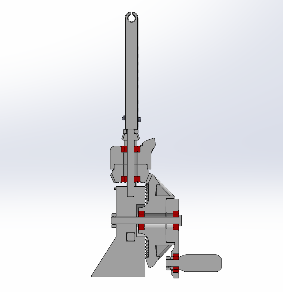 Miniatura 4 do modelo 3D Nearly fully printed wool winder