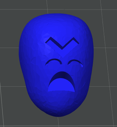 Carbon 13 Type M Screaming Angry Face